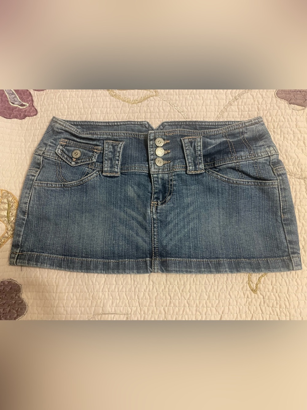 Women’s Refuge Denim Mini Skirt – Stylish & Casual - Size 11